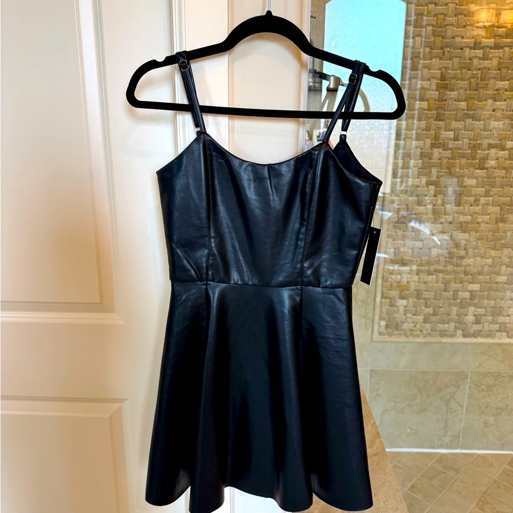 Fate Faux Leather Dress